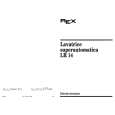 REX-ELECTROLUX LR14 Instrukcja Obsługi