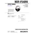 SONY MDRIF540RK Service Manual