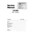 CROWN CD-110 Service Manual