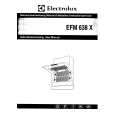 ELECTROLUX EFM638X-CH Owners Manual