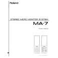 ROLAND MA-7 Manual de Usuario