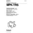 SONY MPKTRH Service Manual