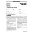ZANUSSI TLADV805 Owners Manual