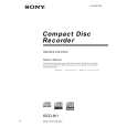 SONY RCDW1 Owners Manual
