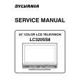 SYLVANIA LC320SS8 Instrukcja Serwisowa