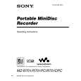 SONY MZ-R701DPC Owners Manual