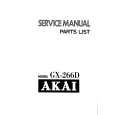 AKAI GX266D Service Manual