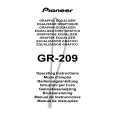 PIONEER GR-209 Owners Manual