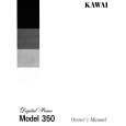 KAWAI 350 Owners Manual