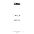 ZANUSSI ZGP982X Owners Manual