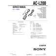 SONY ACL200 Service Manual