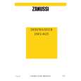 ZANUSSI DWS4825 Owners Manual