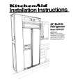 WHIRLPOOL KSRF42DTX10 Installation Manual