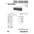 SONY CDX4500 Service Manual