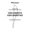 PIONEER VSX-D859TXG/HLXJI Instrukcja Obsługi