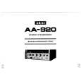 AKAI AA-920 Owners Manual