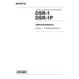 SONY DSR-1 VOLUME 1 Instrukcja Serwisowa