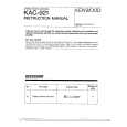 KENWOOD KAC921 Owners Manual