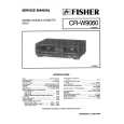 FISHER CRW9060 Service Manual
