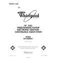 WHIRLPOOL SF332BERW1 Katalog Części