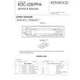KENWOOD KDCPH4 Instrukcja Serwisowa