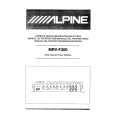 ALPINE MRV-F300 Owners Manual