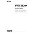 SONY PVW-2800P VOLUME 2 Service Manual