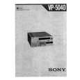 SONY VP-5040 Manual de Usuario