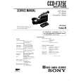 SONY CCDF375E Service Manual