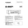 PIONEER D-9601 Owners Manual