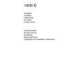 AEG 1400D-M/S Owners Manual