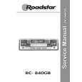 ROADSTAR RC840GB Instrukcja Serwisowa