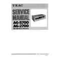 TEAC AG-2700 Service Manual