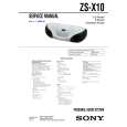 SONY ZSX10 Service Manual