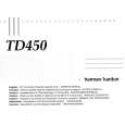 HARMAN KARDON TD450 Instrukcja Obsługi