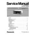 PANASONIC CQ874EG Instrukcja Serwisowa