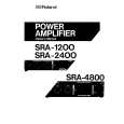 ROLAND SRA-4800 Owners Manual