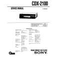 SONY CDX2100 Service Manual