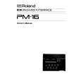 ROLAND PM-16 Instrukcja Obsługi