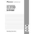 PIONEER XV-DV505/MYXJN Owners Manual