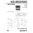 SONY HCDGRX20 Instrukcja Serwisowa