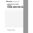 PIONEER VSX-AX10I-G/SDLPW Instrukcja Obsługi