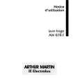ARTHUR MARTIN ELECTROLUX AW878F Owners Manual