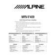 ALPINE MRVF490 Owners Manual