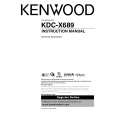 KENWOOD KDCX689 Owners Manual