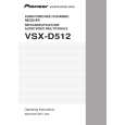 PIONEER VSXD512S Owners Manual