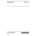 ZANKER DF2600 (PRIVILEG) Owners Manual