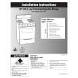 WHIRLPOOL TGP310LW2 Installation Manual