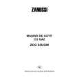 ZANUSSI ZCG55UGW Owners Manual