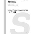 TOSHIBA V-721EG Instrukcja Serwisowa